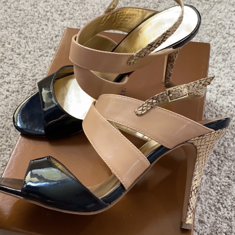 Neutral color heels